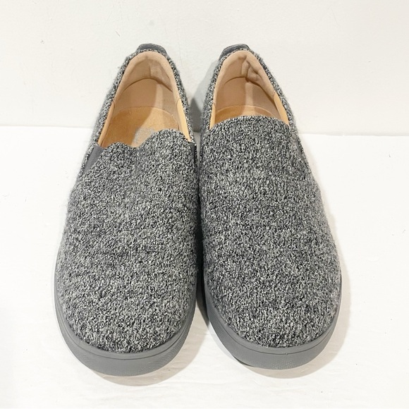 FitFlop Women’s Size 10 RALLY E01 Merino‎ Wool Mix Skate Sneakers Love Grey - Picture 2 of 7
